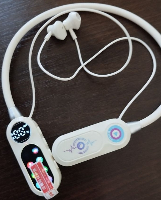 Спортивные Беспроводные блютуз наушники Bluetooth на шею usb-c YG-17 Киев - изображение 6