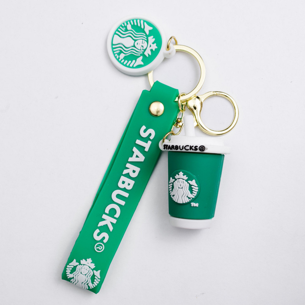 Брелок Старбакс для ключів та сумки, зелений Київ - фото 1