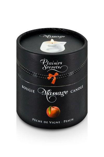 Массажная свеча Plaisirs Secrets Peach (80 мл) подарочная упаковка, керамический сосуд Sex Aura Киев - изображение 3
