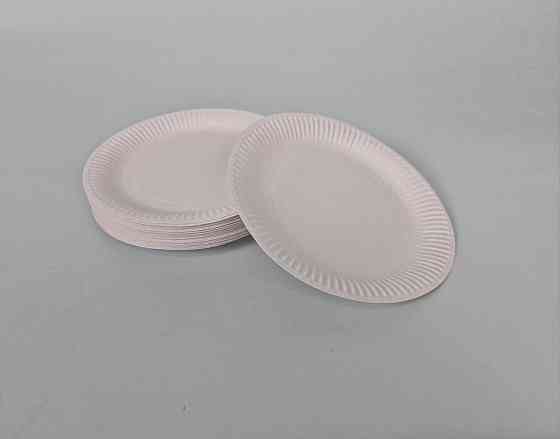 Тарілка паперова біла D-18 см (50) (50 шт.) Харків