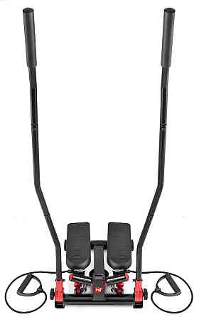 Степпер HS-045S Red для домашніх тренувань фітнесу, кардіо та схуднення, компактний тренажер для ніг і сідниць Київ