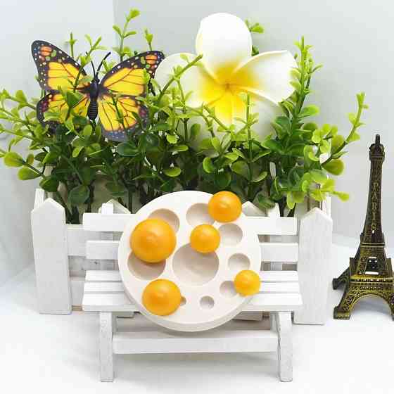 Молд кондитерський Напівсфери 68 мм сірий Київ