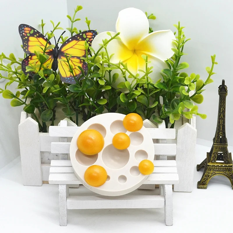 Молд кондитерський Напівсфери 68 мм сірий Київ - фото 3