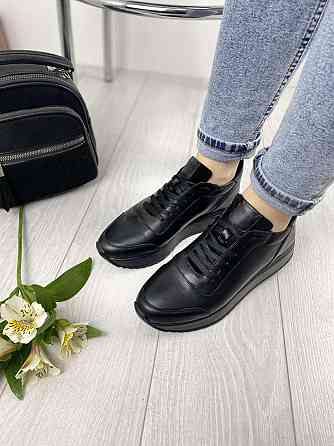 EMELI Кросівки жіночі EMELI 915/7 чорні (весна-осінь, шкіра натуральна) (2737) Коломия