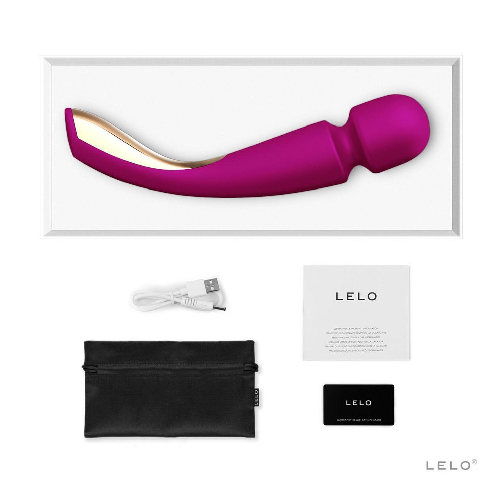 Вібромасажер LELO Smart Wand 2 Medium Deep Rose Sex Aura Київ - фото 3
