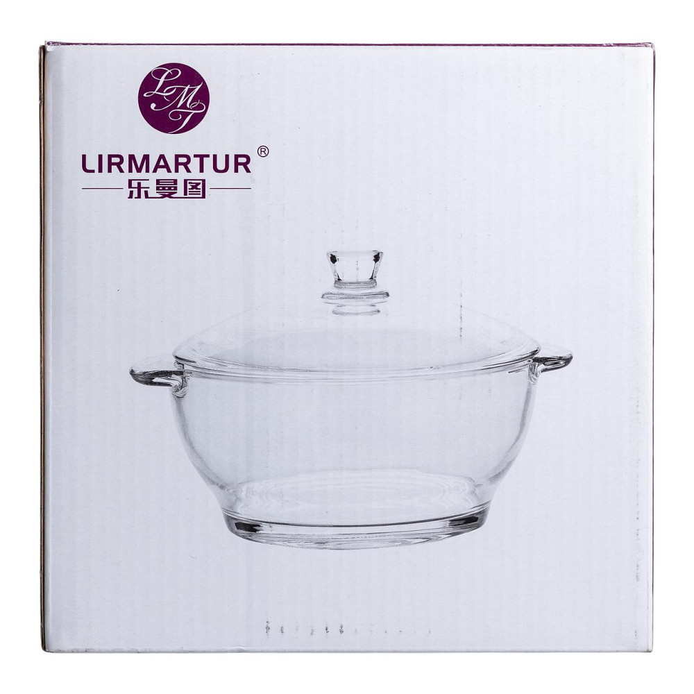 Yiwu Супниця із кришкою скляна Ø 15.5 см бульйонниця 1 л для гарячих страв HP-YH-5 Коломыя - изображение 6