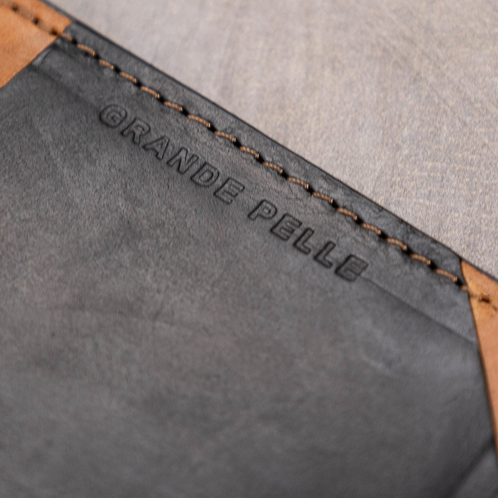 Кожаный оригинальный картхолдер Черный (GRANDE PELLE) Киев - изображение 3