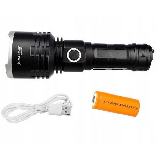 Акумуляторний ліхтар для домашнього використання X-Balog, Світлодіодний міцний ліхтарик DY-69 Львів - фото 11