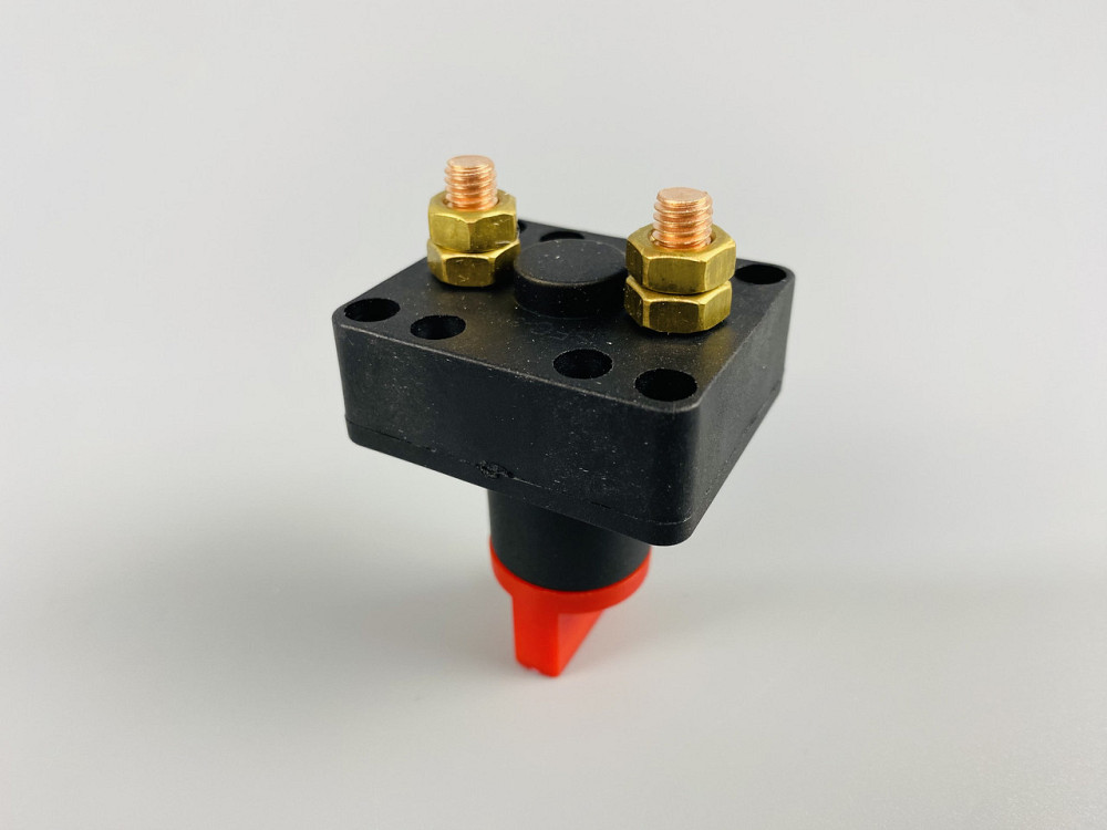 Вимикач маси універсальний, механічний 12/24 В (червона мідь) 150 A. М6 — мідний болт Мукачево - фото 4