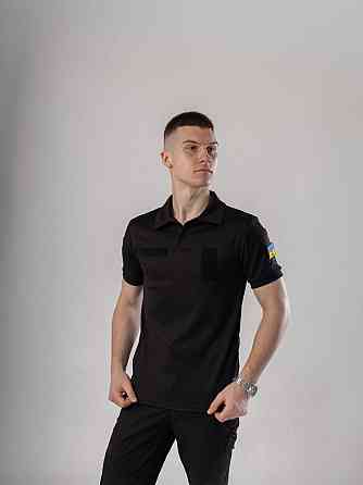 Мілітарі футболка кулмакс чорна чоловіча Pobedov Recon Київ