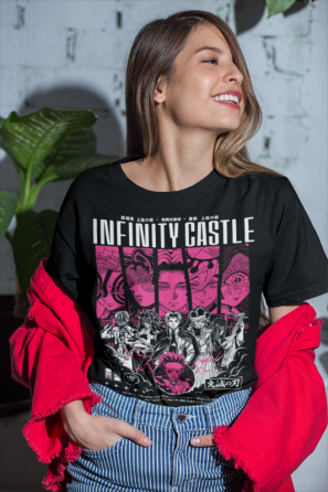 Футболка для мальчика аниме Истребитель демонов оверсайз (рост от 165 до 180 ) Черний AnimeJ0314m Днепр