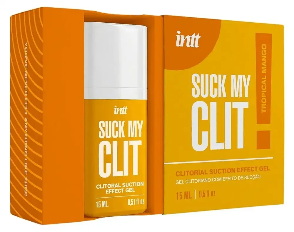 Смоктайзер для клітора Intt Suck My Clit Tropical Mango (15 мл), манго, гель з ефектом посмоктування Львів - фото 3