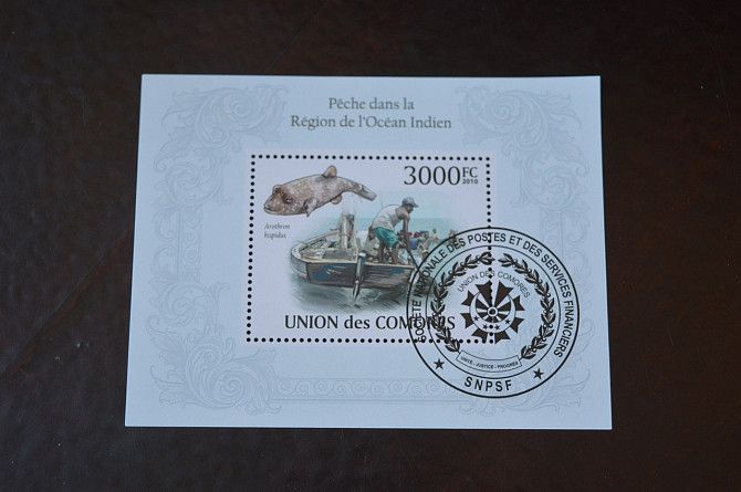 Коморы. История. Фауна. Блок. 2010 рік (Б-4) Полтава - фото 1
