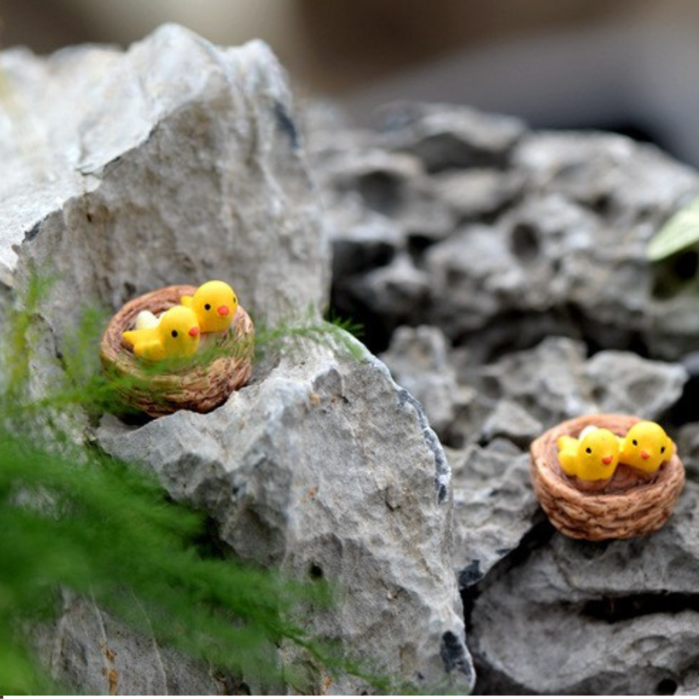Пасхальный декор Цыплята в гнезде. Фигурка гнездо с цыплятами Одесса - изображение 2