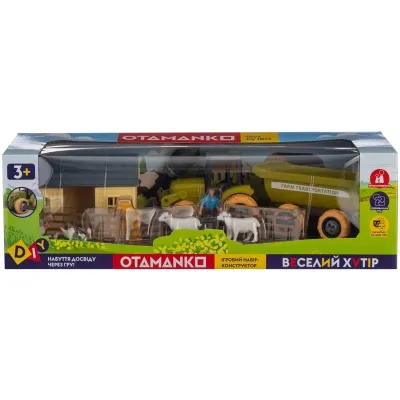 Игровой набор Otamanko Веселый хутор (трактор с прицепом и ферма с овцами и курами) (8817K) Винница