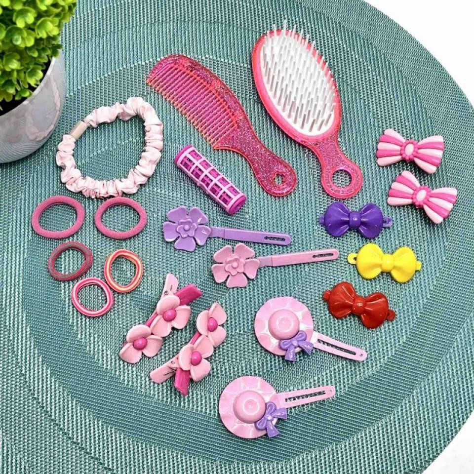 Лялька-манекен для дівчинки Голова для зачісок з аксесуарами бігуді гумки гребінець Вид 2 (YM25-2B-С) Чернігів - фото 3