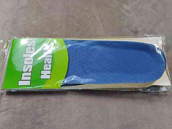 Устілка, устілка спортивна, що амортизує, обрізна стільники, синій колір Insoles Health Харків