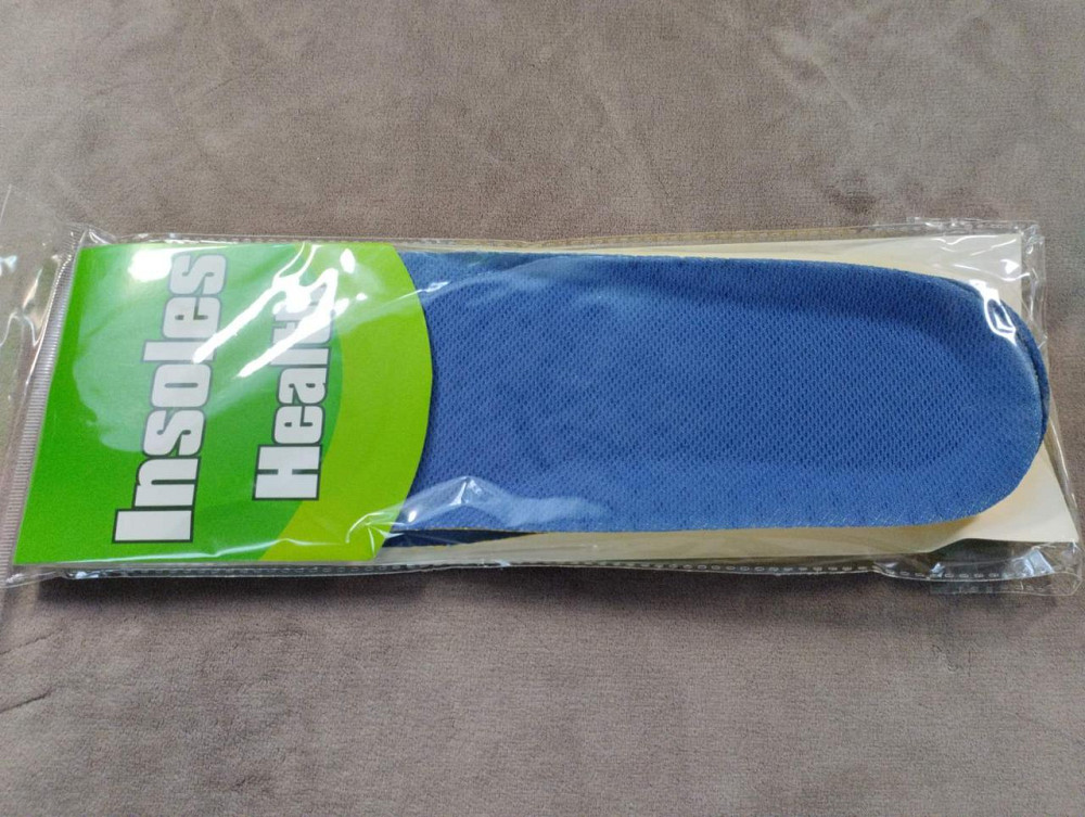Устілка, устілка спортивна, що амортизує, обрізна стільники, синій колір Insoles Health Харків - фото 5