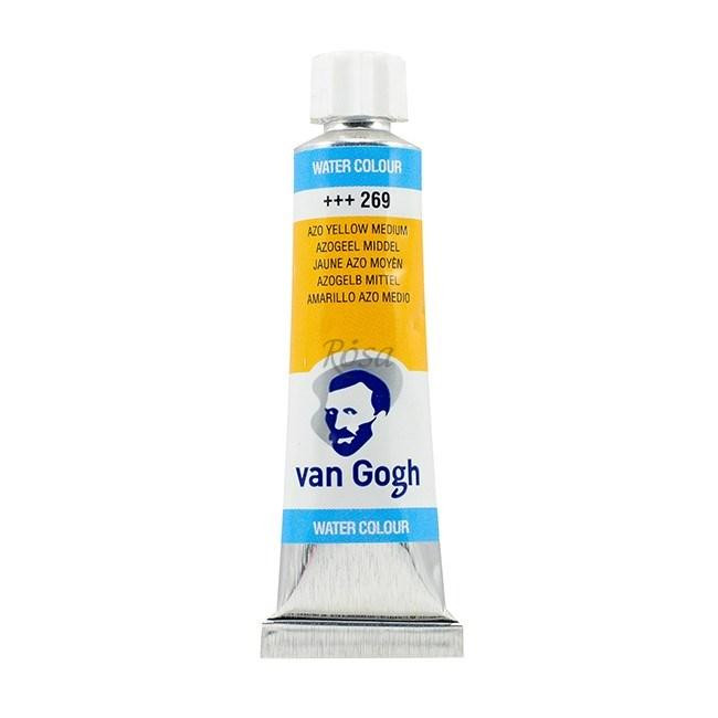 Фарба акварельна Van Gogh (269) AZO Жовтий середній туба 10 мл Royal Talens Київ - фото 1