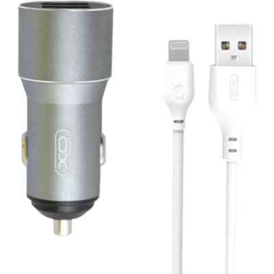 Зарядное устройство XO 1xUSB + cable USB to Lightning TZ09 gray (6920680873517) Винница