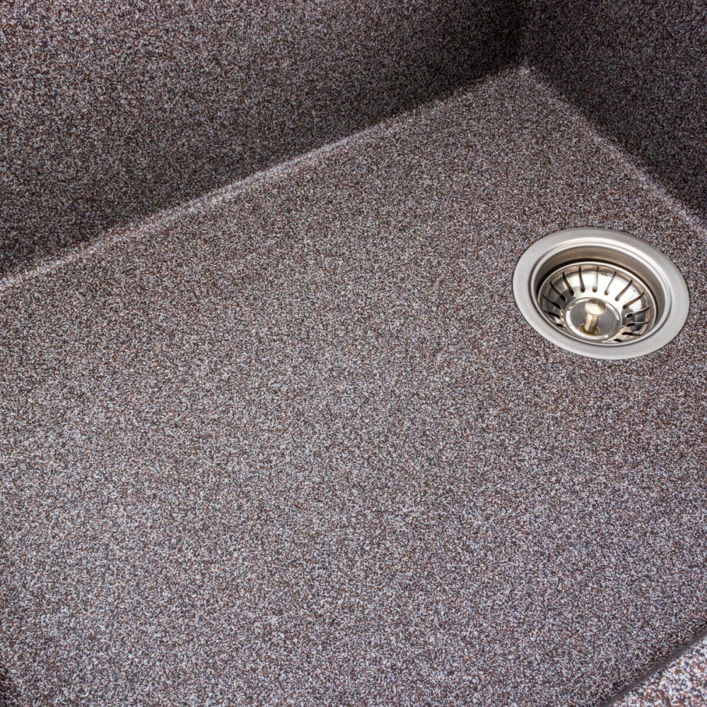 Гранітна мийка для кухні Platinum 8650 DIAMOND матова (мікс) Коломыя - изображение 5