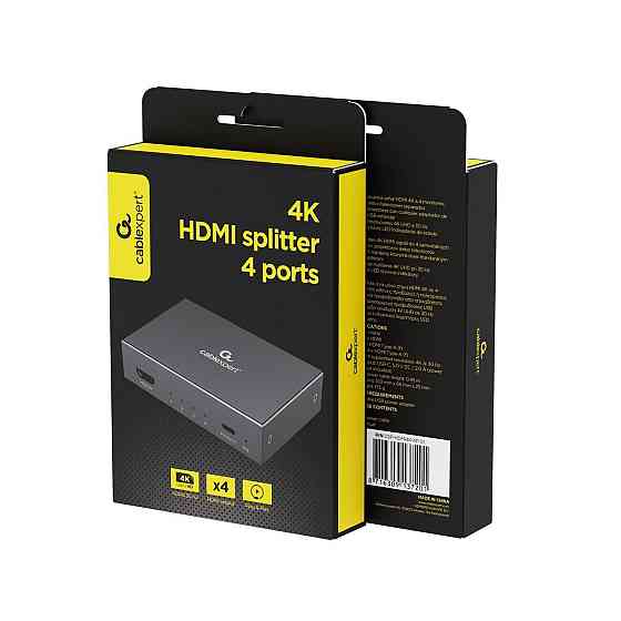 Розгалужувач HDMI сигналу Cablexpert (DSP-HDMI4K-4P-01) ( 21813 ) Харків