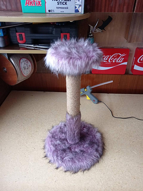 Когтеточка столбик для кошек ручной работы 15/79 Киев - изображение 3