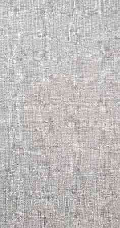 Шпалери вініл на флізеліні гарячого тиснення DU&KA Him 1.06х10 однотонні тонкі смужки коричневі зі сріблом Київ