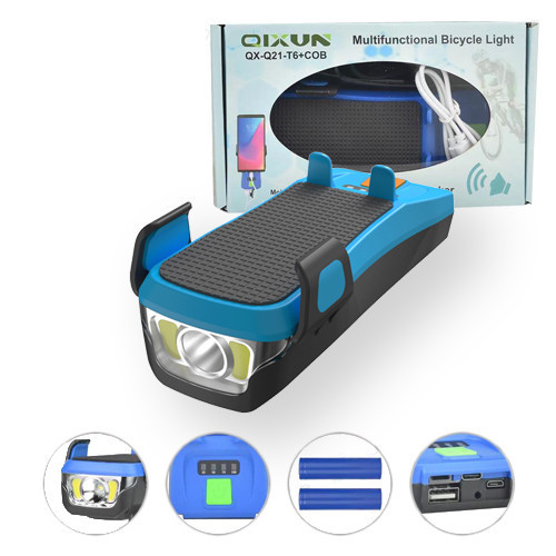 Велосипедный фонарь QX-Q21-T6+COB + держатель для телефона + microUSB + TypeC + 4 режима Винница - изображение 4