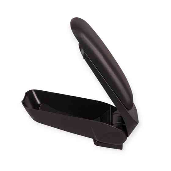 Підлокітник - універсальний пластик/шкірзам зсувний чорний Мукачево