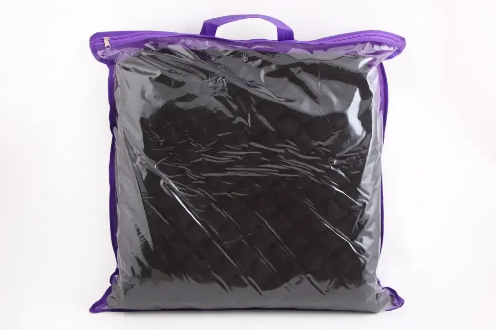 Накидка на сидушку алькантара передня Люкс чорний/черна нитка (2 шт.) Вінниця - фото 2