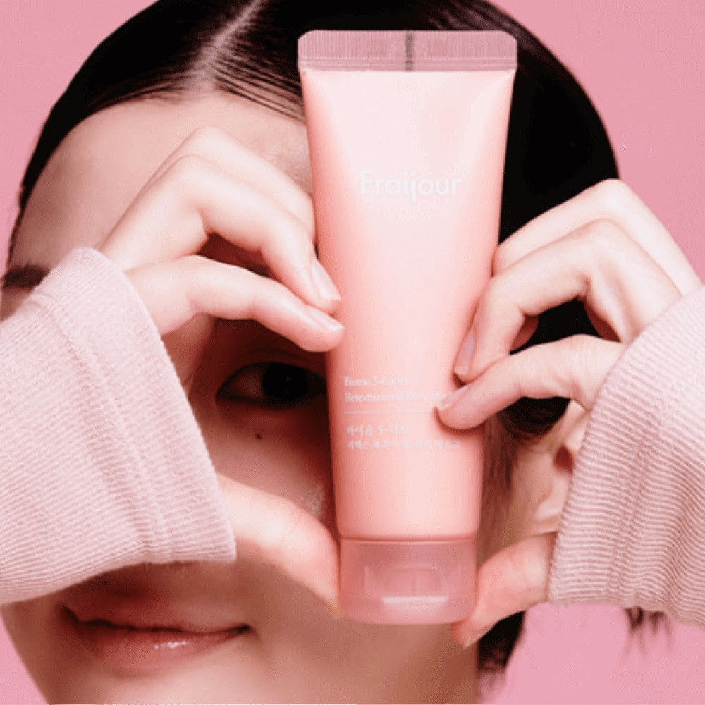 Смягчающая глиняная маска с пробиотиками 5-Lacto Retexture Rosy Mask Fraijour 75 мл Киев - изображение 5