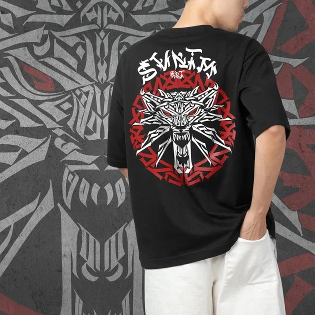 Футболка для подростка мальчика с принтом Ведьмак Школа Волка Размер 160 Anime11017 Днепр - изображение 3