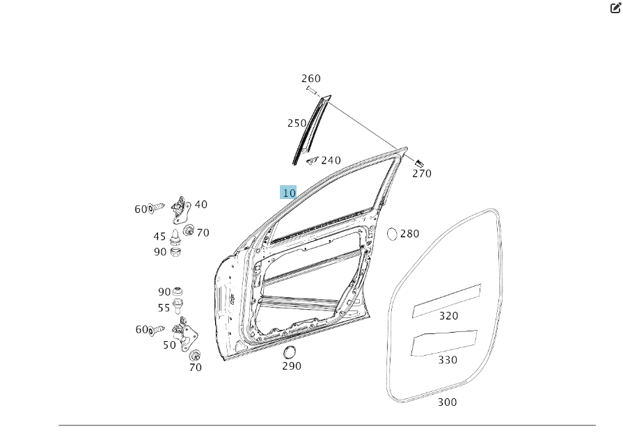 Mercedes-Benz  A2927200105 Двері водія GLE Coupe C292 Одеса - фото 2