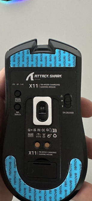 ‼️Беспроводная игровая мышка attack shark X11 (2.4\Bluetooth\USB)!️ Харьков - изображение 2