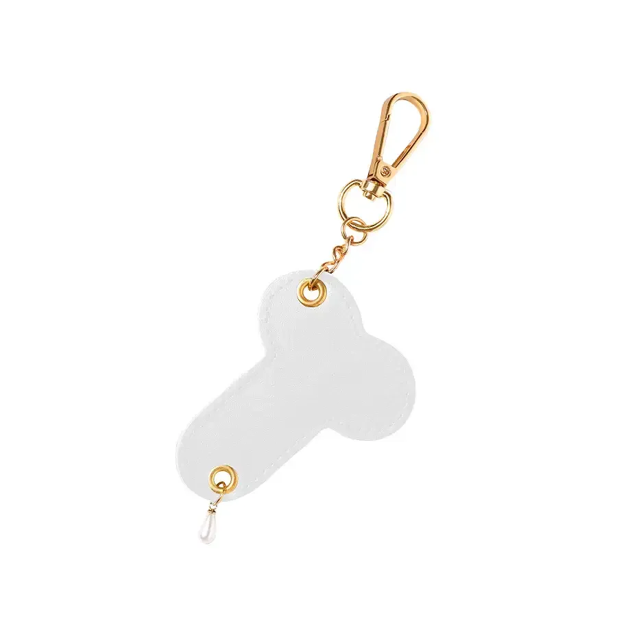 Брелок на карабіні для ключів Art of Fhallus, Білий Львів - фото 1