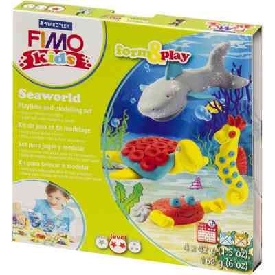 Набор для творчества Fimo Kids Морской мир 4 цвета х 42 г (4007817806296) Винница