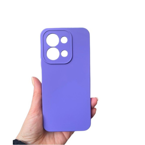 Xiaomi Poco C85 Чехол силиконовый Защита камеры (лиловый) Одесса - изображение 1