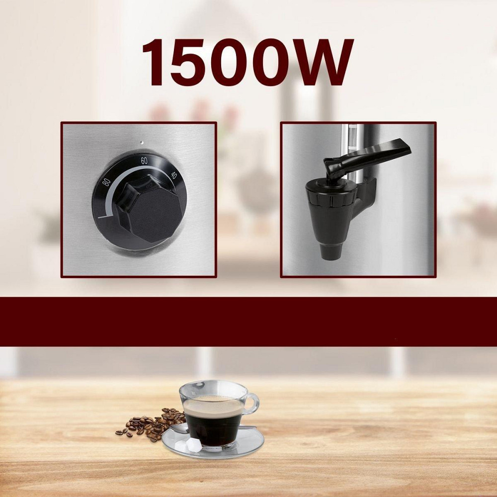 Термопот для горячих напитков 7 литров Profi Cook PC-HGA (1196) Нержавеющая сталь Нововолынск - изображение 9