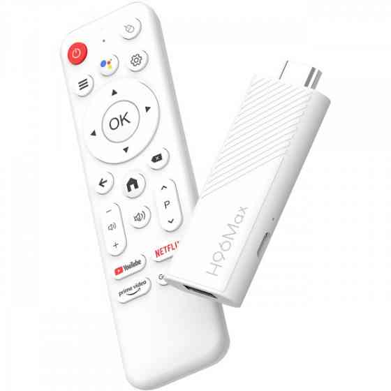 TV Медіаплеєр H96 MAX H313 TV Stick 2/16Gb/ Allwinner H313/ Android 14/ WiFi 2.4G+5G/білий Київ