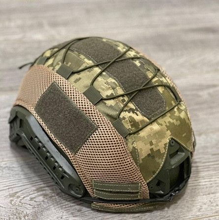 Балістичний шолом каска FAST Helmet + кавер Мультикам Вінниця - фото 1