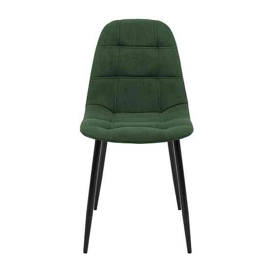 Стілець крісло м'який SplitDesign U Lily 37 чорні ніжки Зелений Київ