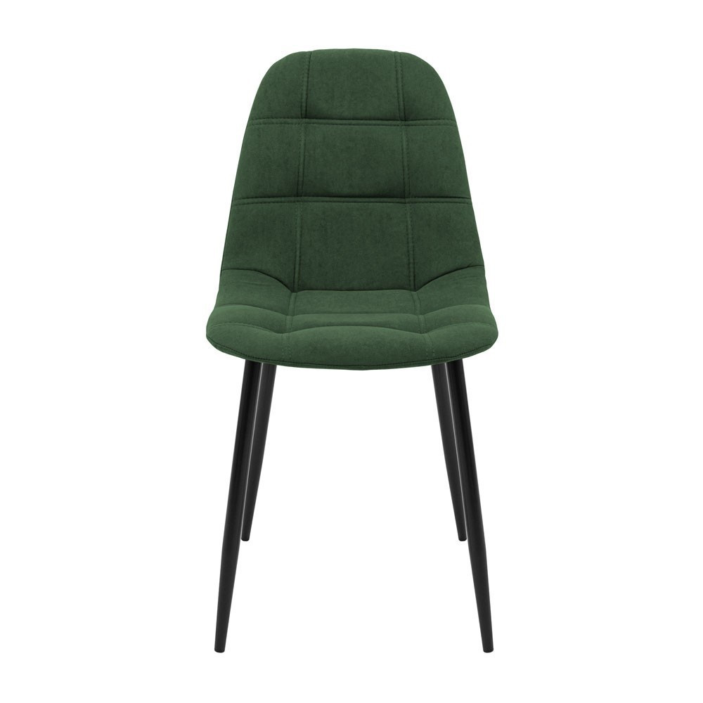 Стілець крісло м'який SplitDesign U Lily 37 чорні ніжки Зелений Київ - фото 2