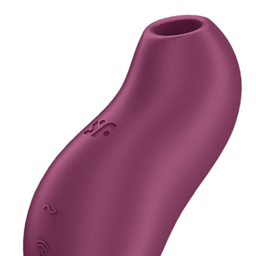 Вакуумний кліторальний стимулятор з вібрацією Satisfyer Pocket Pro 1 Purple Sex Aura Київ - фото 4
