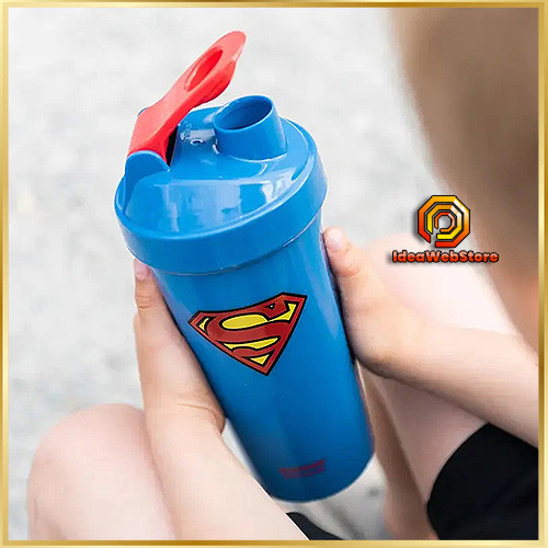 Шейкер спортивный для воды и спортивного питания SmartShake 800мл синий цвет Киев - изображение 11