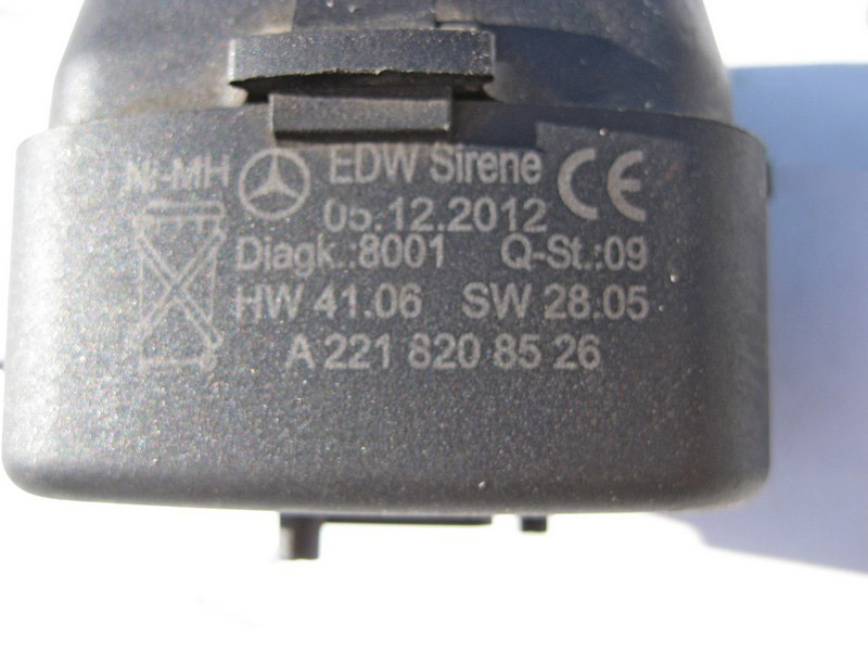 Mercedes-Benz  A2218208526 Сирена сигналізації S-Class W221 CL C216 Одеса - фото 4
