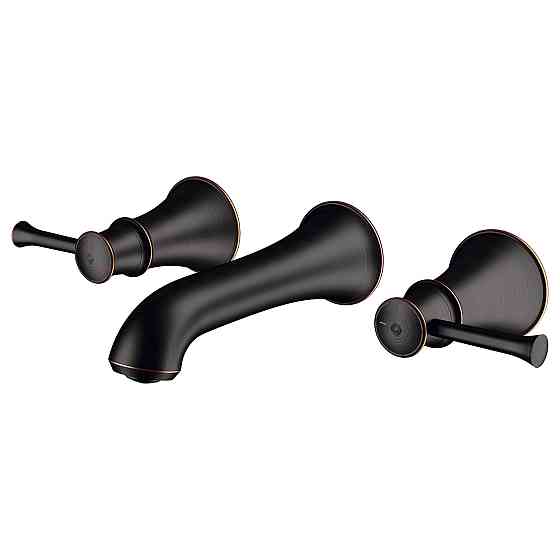 Змішувач для раковини настінний Imprese Podzima Zrala ZMK02170803 чорний/бронза Київ