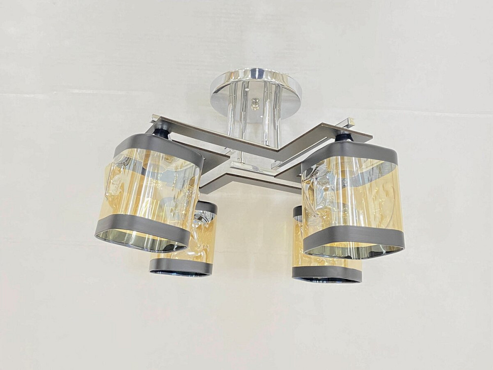 VALESO Стельова Люстра на 4 плафони VALESO 91161/4 (Хром) Коломыя - изображение 1