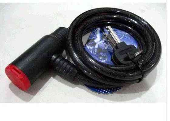 Замок на колесо (трос 1500*1 см) (с ключом) (черный) Мукачево