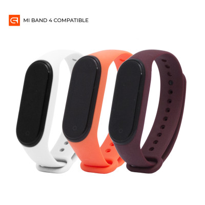 Ремінець до фітнес браслета Armorstandart комплект 3шт Xiaomi Mi Band 4/3 Pop Soda (ARM56667) Вінниця - фото 1